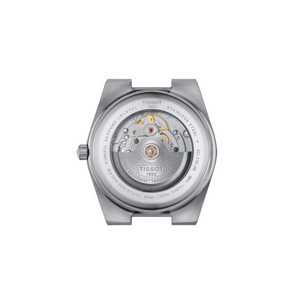 Montre homme Tissot PRX Powermatic réf. T137.407.11.051.01, mouvement automatique, boîtier 40 mm, acier inoxydable – deuxième vue