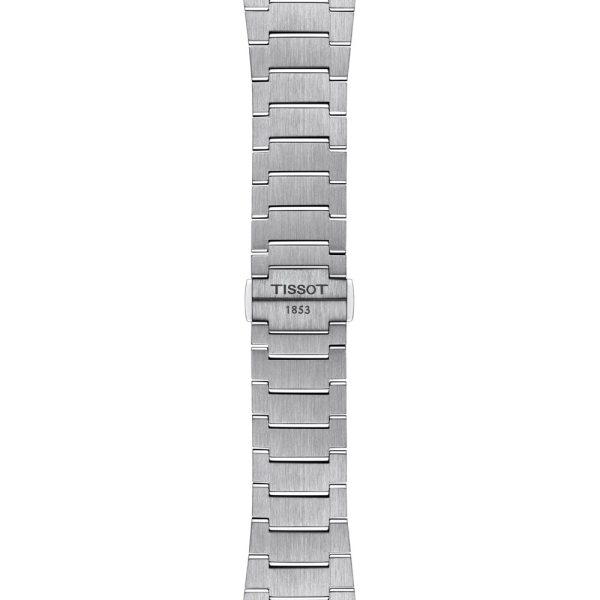 Montre homme Tissot PRX Powermatic réf. T137.407.11.051.01, mouvement automatique, boîtier 40 mm, acier inoxydable – troisième vue