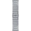 Montre homme Tissot PRX Powermatic 40 mm réf. T137.407.11.351.00, cadran bleu, bracelet acier – détail du bracelet