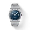 Montre homme Tissot PRX Powermatic 40 mm réf. T1374071104100, cadran bleu, mouvement automatique – vue de face | Horlova Maroc