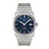 Montre homme Tissot PRX Powermatic 40 mm réf. T1374071104100, cadran bleu, mouvement automatique – autre angle