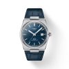 Montre homme Tissot PRX Powermatic 40 mm réf. T1374071604100, cadran bleu, mouvement automatique – vue de face | Horlova Maroc