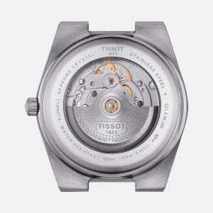 Montre homme Tissot PRX Powermatic réf. T931.407.41.291.00, mouvement automatique, boîtier 40 mm, acier inoxydable – deuxième vue