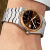 Montre homme Tissot PRX Powermatic réf. T931.407.41.291.00, mouvement automatique, boîtier 40 mm, acier inoxydable – troisième vue