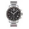 Montre homme Tissot Quickster réf. T095.417.11.067.00, chronographe quartz, boîtier 42 mm, acier inoxydable – vue principale, Horlova Maroc