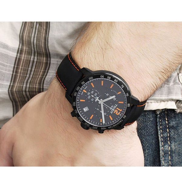 Montre homme Tissot Quickster réf. T095.417.36.057.00, chronographe quartz, boîtier 42 mm, acier inoxydable, verre minéral – deuxième vue