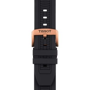 Montre homme Tissot Race réf. T1154173705100, chronographe quartz, boîtier 43 mm, acier inoxydable, silicone, étanche 100 m – deuxième vue