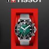Montre homme Tissot Seastar 1000 réf. T120.417.11.091.00, chronographe quartz, boîtier 45,5 mm, acier inoxydable – troisième vue