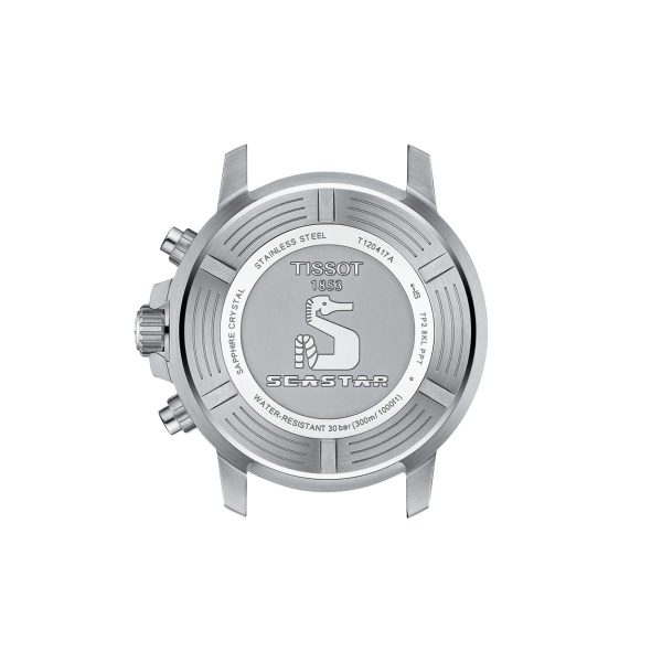 Montre homme Tissot Seastar 1000 réf. T120.417.17.041.00, mouvement quartz, boîtier 45,5 mm, acier inoxydable – quatrième vue