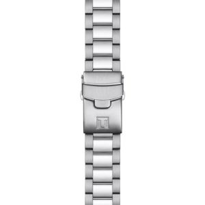 Montre homme Tissot Seastar 1000 45.5 mm réf. T1204171105100, cadran noir, bracelet acier – détail du bracelet