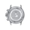 Montre homme Tissot Seastar 1000 Chronograph 45.5 mm réf. T120.417.11.051.01, cadran noir, bracelet acier – vue de trois-quarts