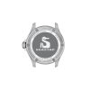 Montre homme Tissot Seastar 1000 GMT 40 mm réf. T1208522205100, cadran noir, bracelet acier – vue du fond de boîte