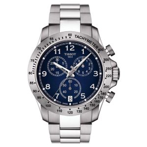 Montre homme Tissot Sport réf. T106.417.11.042.00, chronographe quartz, boîtier 42,5 mm, acier inoxydable – vue principale, Horlova Maroc