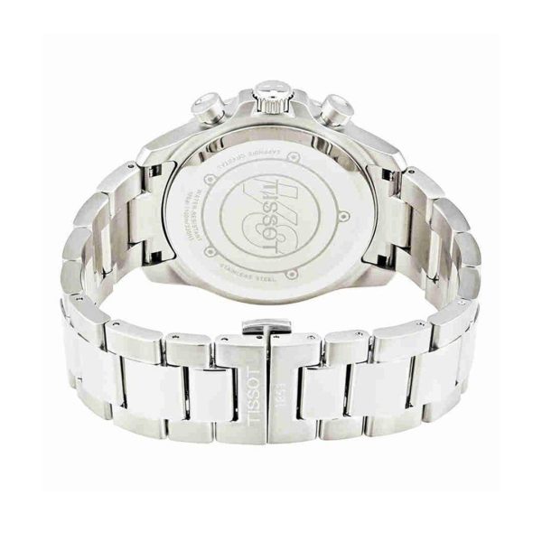 Montre homme Tissot Sport réf. T106.417.11.042.00, chronographe quartz, boîtier 42,5 mm, acier inoxydable, verre minéral – quatrième vue