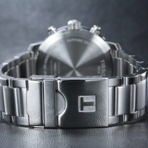 Montre homme Tissot Sport réf. T095.417.11.037.00, chronographe quartz, boîtier 42 mm, acier inoxydable – deuxième vue