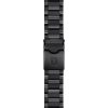 Montre homme Tissot Supersport Chrono 45.5 mm réf. T125.617.33.051.00, cadran noir, bracelet acier – détail du bracelet