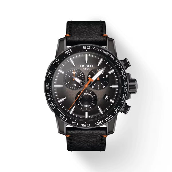 Montre homme Tissot Supersport Chrono Basketball réf. T1256173608100, chronographe quartz, boîtier 45,5 mm – vue principale, Horlova Maroc