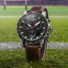 Montre homme Tissot Supersport Chrono réf. T125.617.16.051.01, chronographe quartz, acier inoxydable, cuir – troisième vue