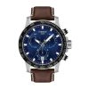 Montre homme Tissot Supersport Chrono réf. T1256171604100, mouvement quartz chronographe – vue de face | Horlova Maroc