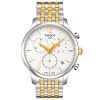 Montre homme Tissot réf. T063.617.22.037.00, bracelet acier, mouvement quartz chronographe – vue de face | Horlova Maroc