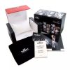 Montre homme Tissot réf. T106.417.16.262.00, cadran blanc, bracelet cuir, mouvement quartz chronographe – vue de face | Horlova Maroc