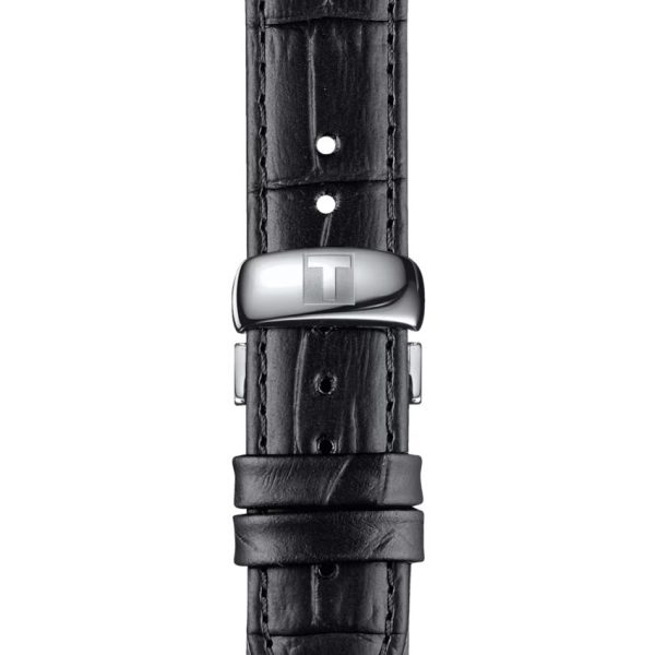 Montre homme Tissot Tradition réf. T0634091605800, mouvement quartz, boîtier 39 mm, cuir, étanche 30 m – deuxième vue