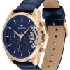Montre homme Tommy Hilfiger réf. 1710451, bracelet cuir, mouvement quartz, montre-bracelet Tommy Hilfiger – autre angle