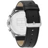 Montre homme Tommy Hilfiger réf. 1710644, mouvement quartz, boîtier 43 mm, cuir, verre minéral – troisième vue