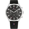 Montre homme Tommy Hilfiger réf. 1710495, mouvement quartz, boîtier 44 mm, cuir, étanche 50 m – vue principale, Horlova Maroc