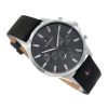 Montre homme Tommy Hilfiger réf. 1710495, mouvement quartz, boîtier 44 mm, cuir, étanche 50 m – troisième vue