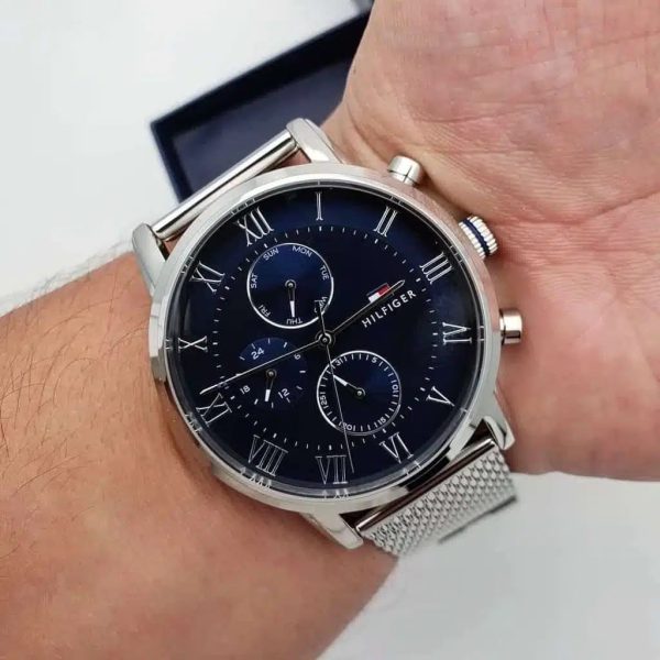 Montre homme Tommy Hilfiger réf. 1791398, mouvement quartz, boîtier 44 mm, acier inoxydable – deuxième vue