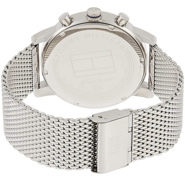 Montre homme Tommy Hilfiger réf. 1791398, mouvement quartz, boîtier 44 mm, acier inoxydable – troisième vue