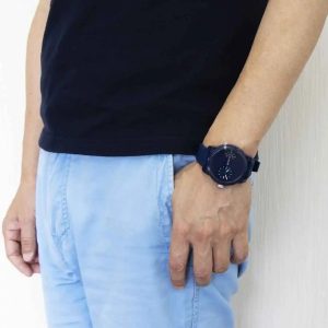 Montre homme Tommy Hilfiger réf. 1791556, mouvement quartz, boîtier 44 mm, silicone, étanche 30 m – vue principale, Horlova Maroc