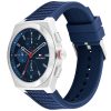 Montre homme Tommy Hilfiger réf. 1791899, mouvement quartz, boîtier 44 mm, caoutchouc – troisième vue