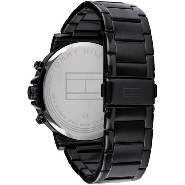 Montre homme Tommy Hilfiger 45 mm réf. 1710383, mouvement quartz, montre-bracelet Tommy Hilfiger – autre angle