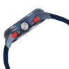 Montre homme Tommy Hilfiger réf. 1791761, chronographe quartz, boîtier 45 mm, acier inoxydable, silicone – troisième vue