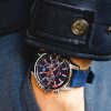 Montre homme Tommy Hilfiger réf. 1791791, mouvement quartz, boîtier 45 mm, silicone, étanche 30 m – vue principale, Horlova Maroc