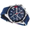 Montre homme Tommy Hilfiger réf. 1791791, mouvement quartz, boîtier 45 mm, silicone, étanche 30 m – troisième vue