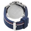Montre homme Tommy Hilfiger réf. 1791476, mouvement quartz, boîtier 46 mm, silicone – quatrième vue