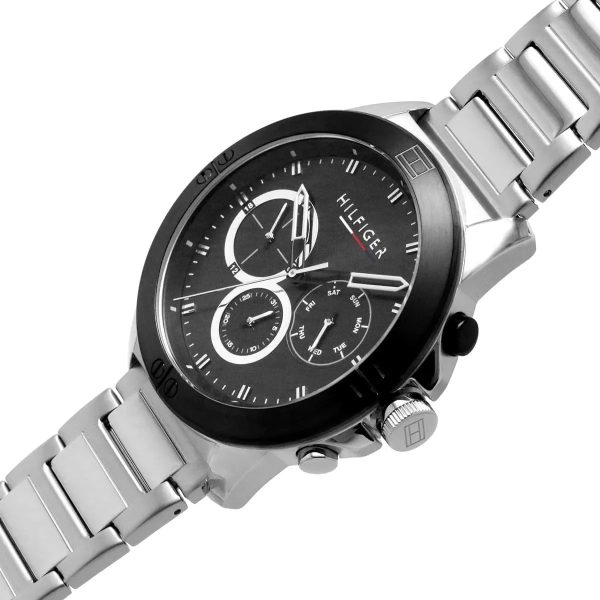 Montre homme Tommy Hilfiger réf. 1791890, mouvement quartz, boîtier 46 mm, acier inoxydable – deuxième vue