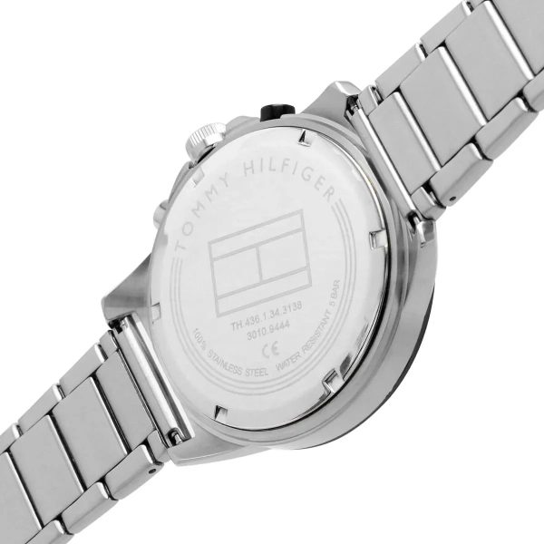 Montre homme Tommy Hilfiger réf. 1791890, mouvement quartz, boîtier 46 mm, acier inoxydable – troisième vue