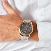 Montre homme Tommy Hilfiger réf. 1792050, mouvement quartz, boîtier 46 mm, acier inoxydable, étanche 50 m – quatrième vue