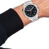 Montre homme Tommy Hilfiger réf. 1792104, chronographe quartz, boîtier 46 mm, acier inoxydable – troisième vue