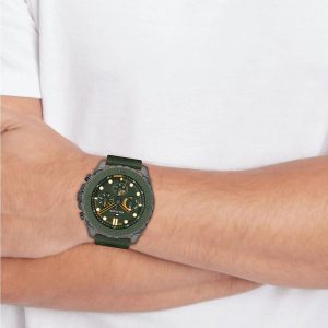 Montre homme Tommy Hilfiger réf. 1710688, mouvement quartz, boîtier 48 mm, silicone – vue principale, Horlova Maroc