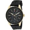 Montre homme Tommy Hilfiger Austin réf. 1791636, mouvement quartz, boîtier 44 mm, silicone, étanche 50 m – deuxième vue