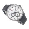 Montre homme Tommy Hilfiger Baker réf. 1791972, chronographe quartz, acier inoxydable, silicone – deuxième vue