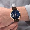 Montre homme Tommy Hilfiger Baker réf. 1710453, mouvement quartz, boîtier 43,5 mm, cuir – deuxième vue