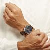Montre homme Tommy Hilfiger Baker réf. 1710453, mouvement quartz, boîtier 43,5 mm, cuir – troisième vue