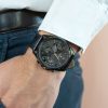 Montre homme Tommy Hilfiger Baker réf. 1710452, mouvement quartz, boîtier 43 mm, cuir – vue principale, Horlova Maroc