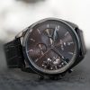 Montre homme Tommy Hilfiger Baker réf. 1710452, mouvement quartz, boîtier 43 mm, cuir – quatrième vue